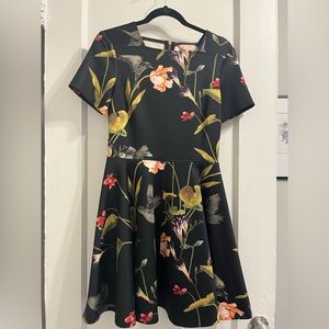 Floral Ted Baker fit and flare dress